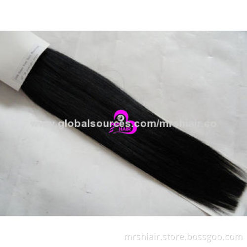 Cheap 28-inch Silk Straight Brazilian Virgin Hair Weaves